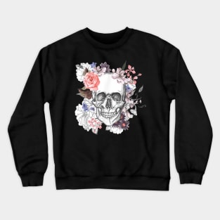 Flower Skull Crewneck Sweatshirt